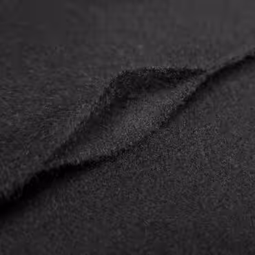 podwójny kaszmir czarny na płaszcze bez podszewki w stylu Max Mara