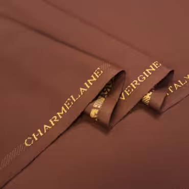 wełna garniturowa z połyskiem ceglasta charmelaine