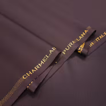 wełna garniturowa z połyskiem bakłażan charmelaine