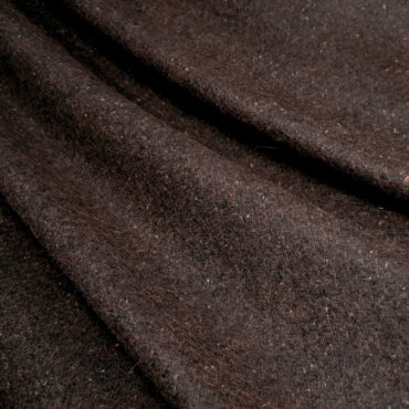 naturalny tweed z wełny wielbłądziej z alpaką czekoladowy brąz