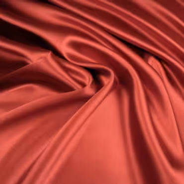 satyna jedwabna z elastanem ceglasta czerwień