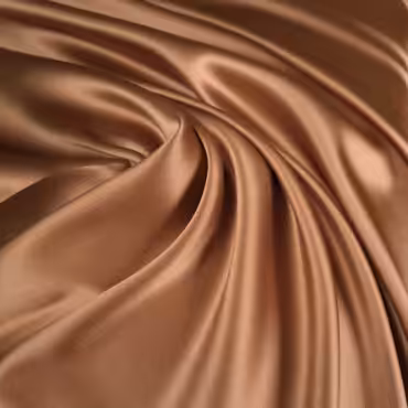 mięsista satyna jedwab z elastanem karmelowa