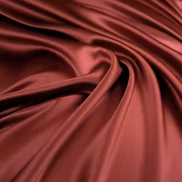 satyna jedwabna z elastanem zgaszona czerwień russet