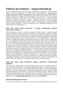 polityka prywatnosci archiwum pdf