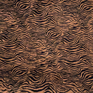 Futro sztuczne tygrys FEC0072B - krótki włos jasnobrązowy z czernią