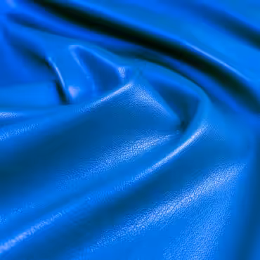 sztuczna skóra elastyczna niebieska odzieżowa premium