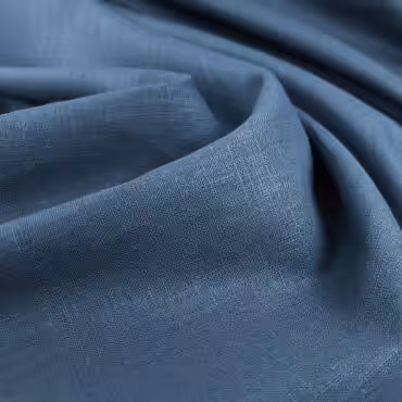 ramia z bawełną granatowa tkanina naturalna