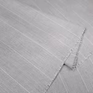 włoska tkanina wełniana w prążki jasnoszara wełna premium na metry do szycia luksusowych garniturów