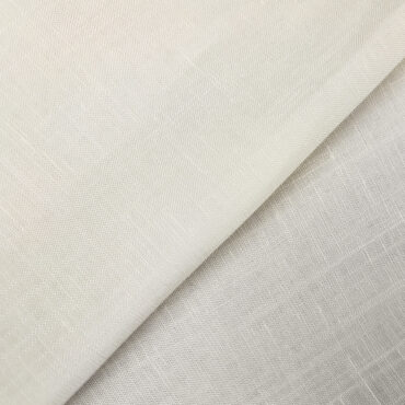 materiał tencel z lnem śmietankowa biel do szycia sukienek na lato